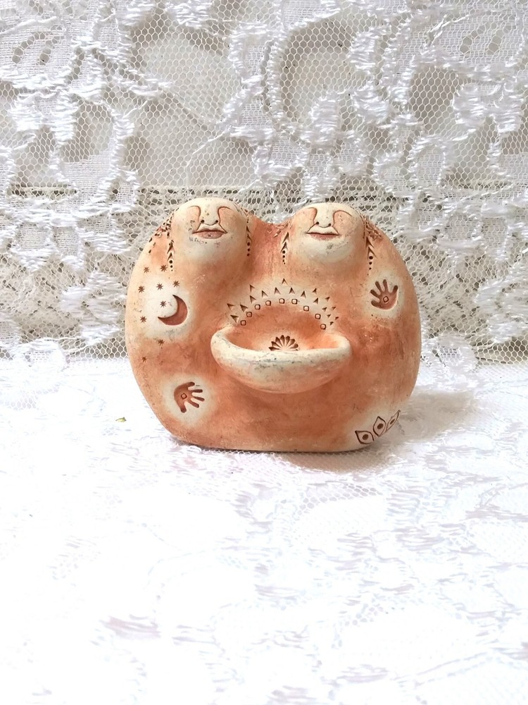 Bell Pine Art Farm Sisters Clay Sculpture with Sisterhood Bowl