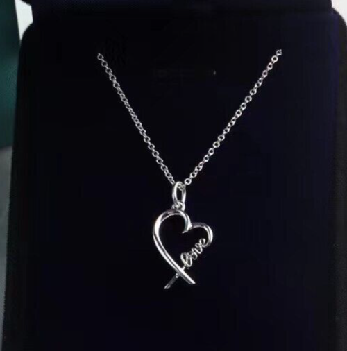Tiffany & Co. heart necklace 925 sterling silver