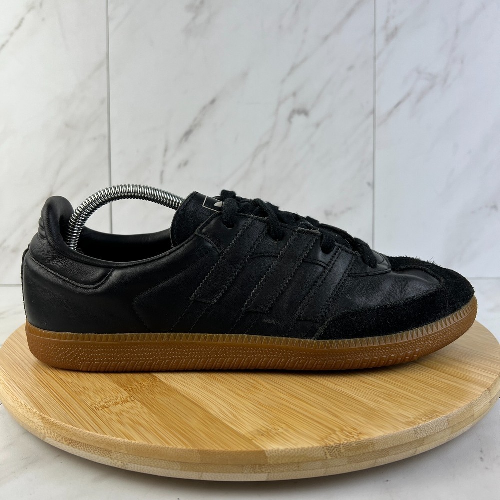 Adidas Samba OG MS Mens Size 9.5 Black Gum Leather Athletic Sneakers Shoe BD7535