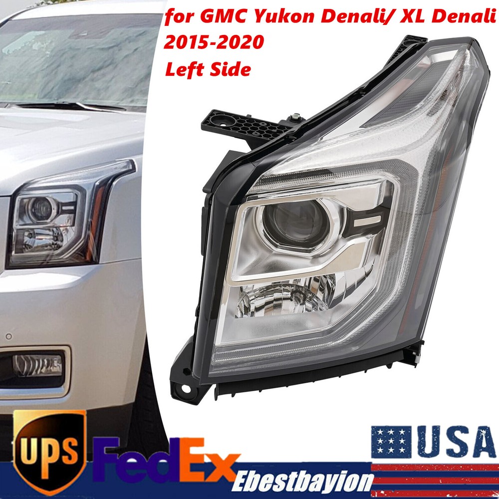 Left Headlight HID/Xenon Headlamp for GMC Yukon Denali/ XL Denali 2015-2020