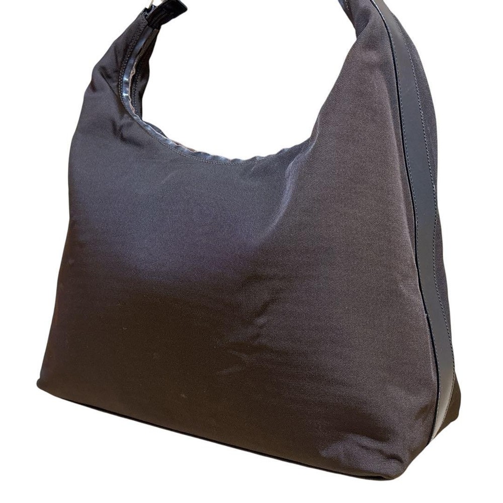 Vintage Gucci 1955 Brown Leather Half Moon Shoulder Bag