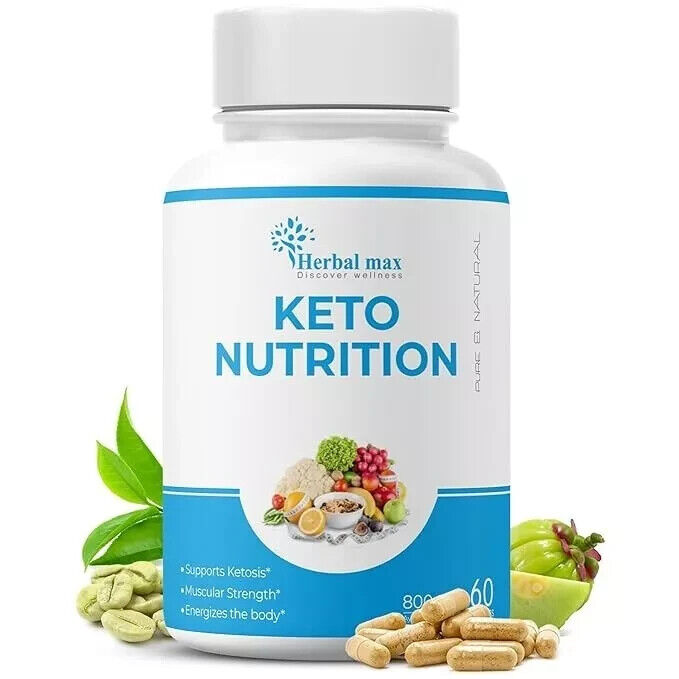 Herbal max Keto Extreme Fat Burner for Men & Women (60 Capsules) SF