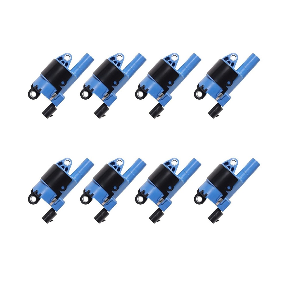 8 Round Ignition Coil Pack for Chevy,GMC 5.3 V8 2008-2017 - Blue, UF414