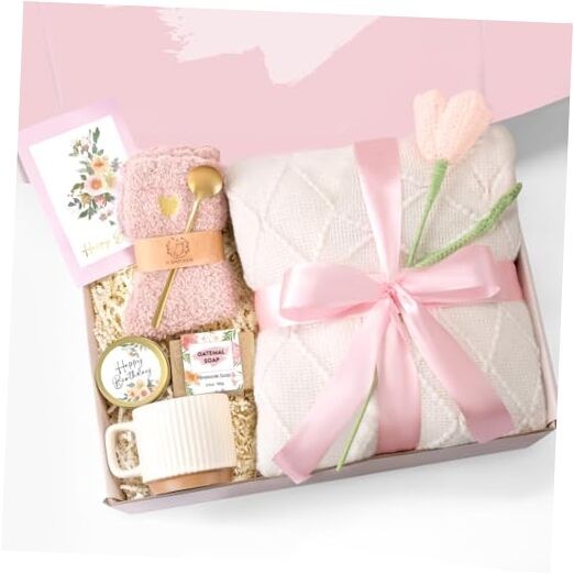 Luxury Ivory Self Care Gift Set for Women - Birthday or Get Well Soon Present