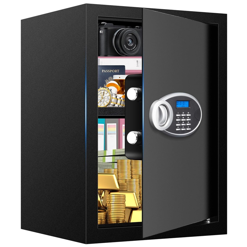 3.0 Cuft Fireproof Home Safe with Digital Keypad and Backup Keys