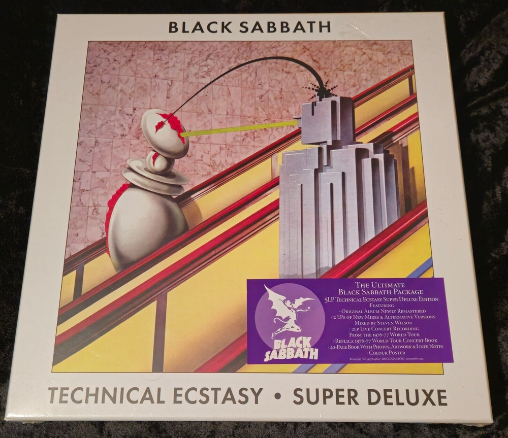 BLACK SABBATH: Technical Ecstasy SUPER DELUXE 5-LP Boxset SEALED! Ozzy Osbourne!
