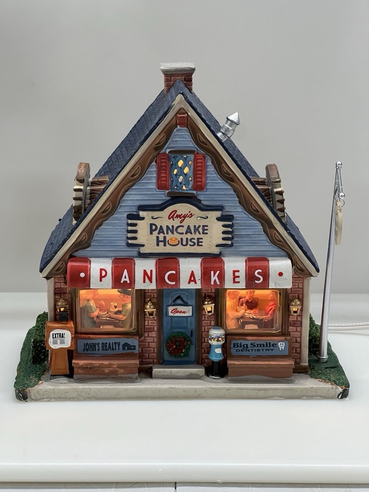 Lemax Retired 2014 Amy’s Pancake House with Light Signature Collection