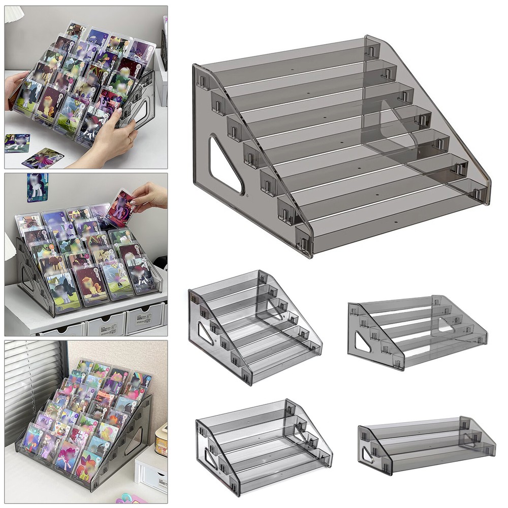 3/4/5/6/7 Layers Sport Cards Display Shelf Holder Storage Acrylic Display Stand