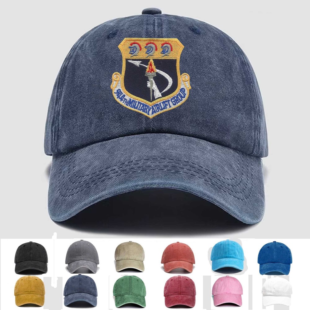 Custom Embroidered Hat 944th Military Airlift Group, Veteran Cap, Trucker Hat