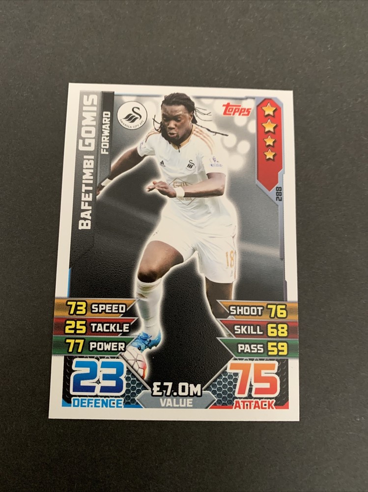 2015/16 Bafetimbi Gomis Swansea City Topps Match Attax  #288