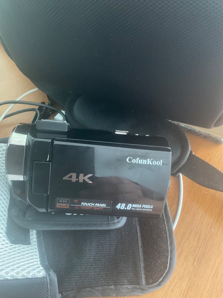 4K Camcorder Vlogging Video Camera for YouTube CofunKool only 1 battery