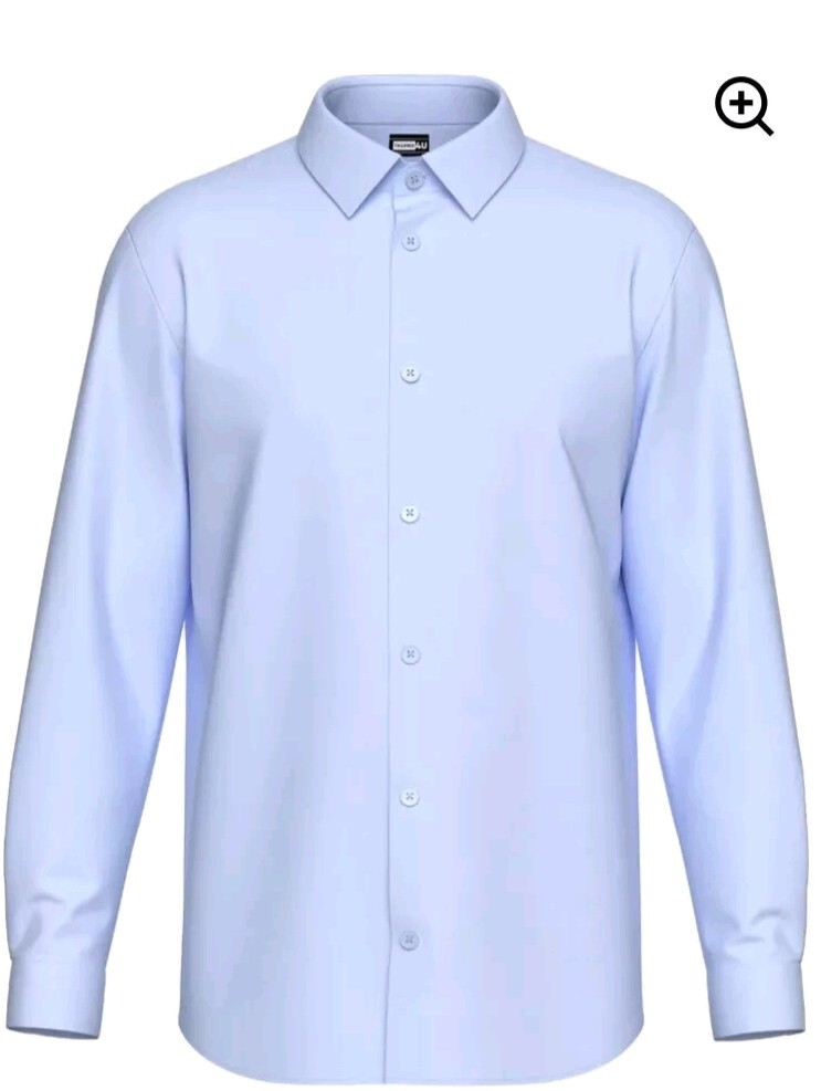 Stylish Sky Blue Long Sleeve Stretch Dress Small Size Comfortable Casual Wear