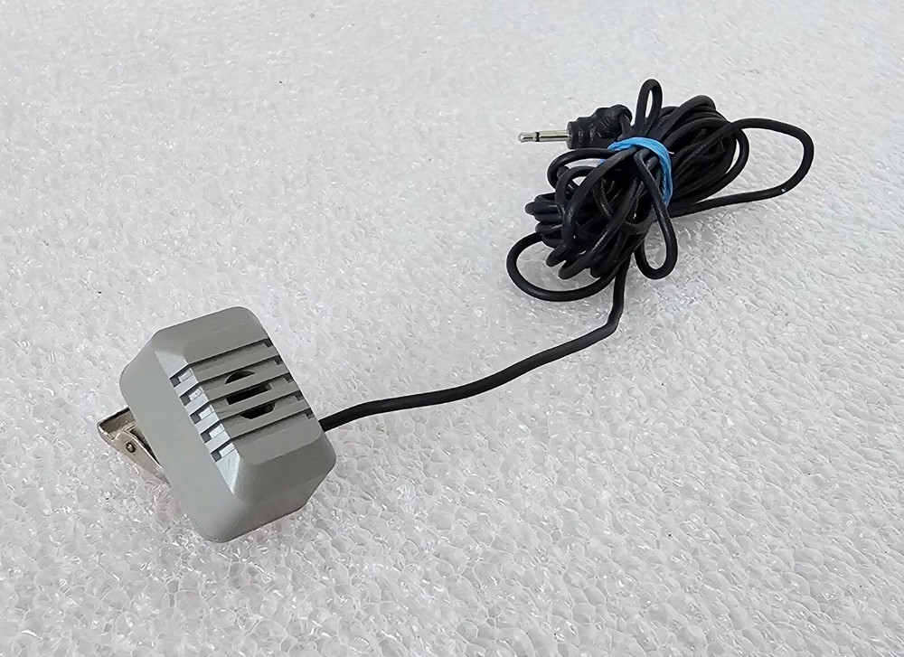 Vintage Clip Collar Speaker Microphone Mobile Voice Recorder Free Shipping-image