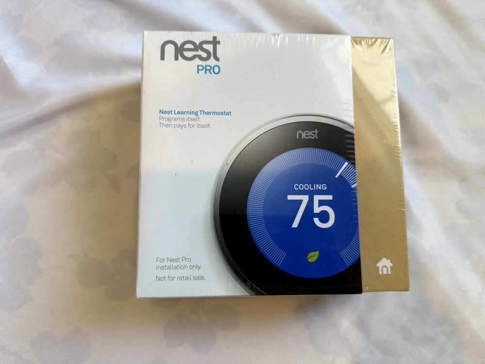 Google Nest Learning Thermostat (3rd Gen) – Stainless Steel, Brand New & Sealed