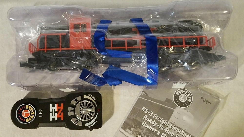 LIONEL 84710 NEW HAVEN LIONCHIEF/ BT #544 RS-3 DIESEL W/SOUNDS & REMOTE 2018