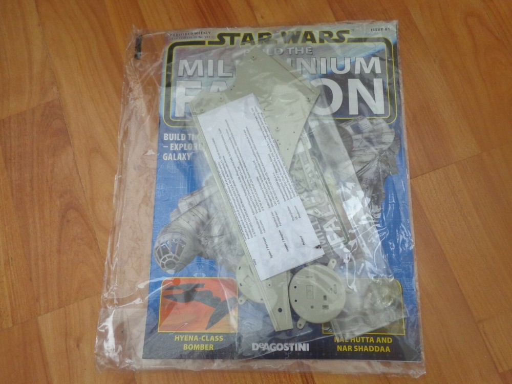 1/1 SCALE DEAGOSTINI BUILD THE MILLENNIUM FALCON STAR WARS ISSUE 81 INC PARTS