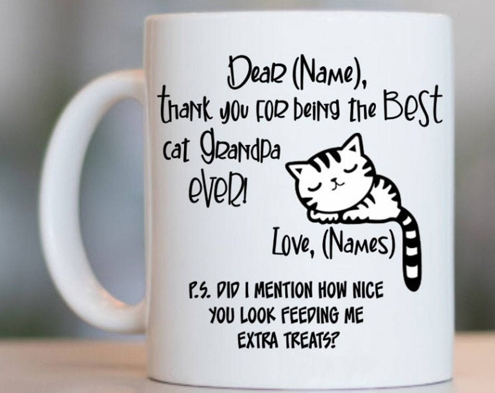 Cat Grandpa Gift Grandpa Cat Cat Grandpa Mug Cat Mug Cat Gift Cat Grandpa Coffee