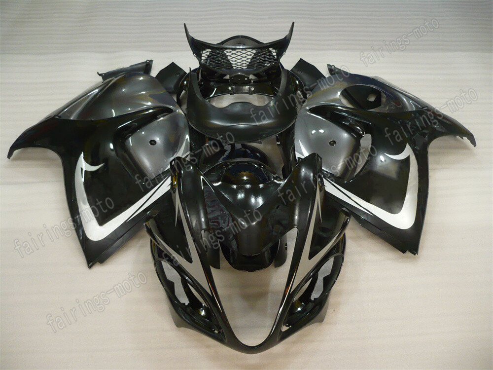 2008-2020 GSX-R 1300 Black Gray ABS Injection Fairing Body Kit A45