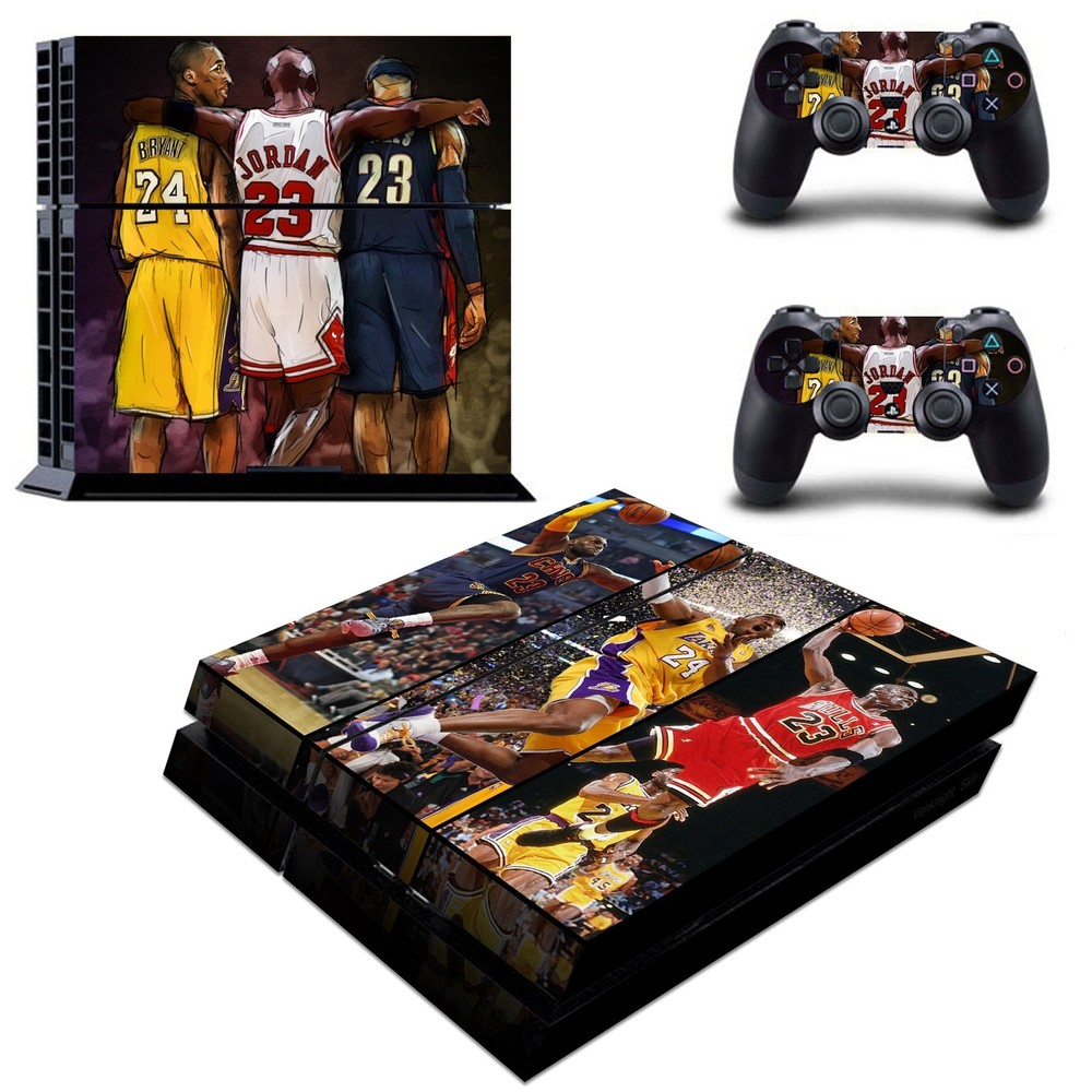 PS4 Pro Console Skin PS4 Controller Skins Basketball Goat LBJ KB PlayStation ...