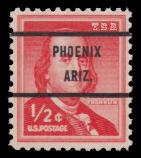 1030a Franklin ½c PHOENIX ARIZ. Bureau Precancel 71 Liberty Issue MNH - Buy Now-image
