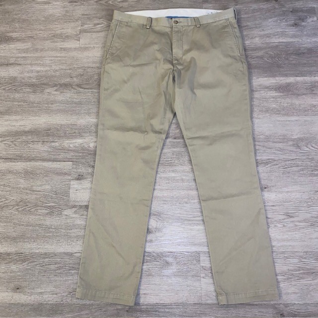 Polo Ralph Lauren Slim Fit Chino Cotton Twill Men's Size 36x32 Tan Khaki