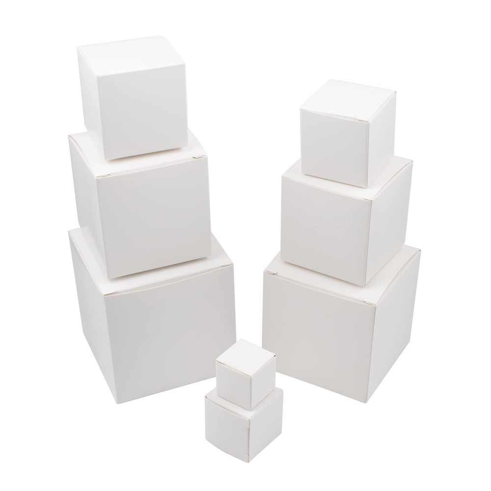 8-Pack White Nesting Gift Boxes Prank Set 1.2-4