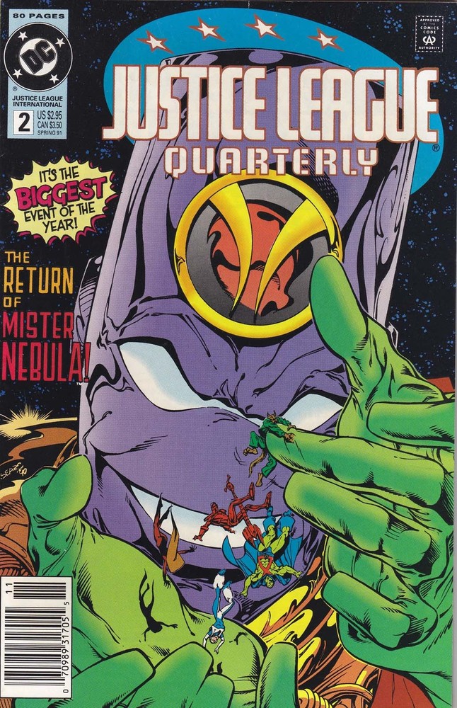 Justice League Quarterly #2 (Newsstand) VF; DC | Giffen DeMatteis - we combine s