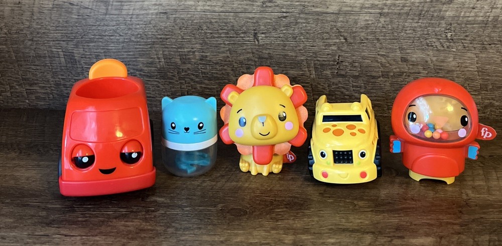 Fisher Price Baby Toddler Toys Sensory STEM Colorful Kitty Truck Lion Ships Fast