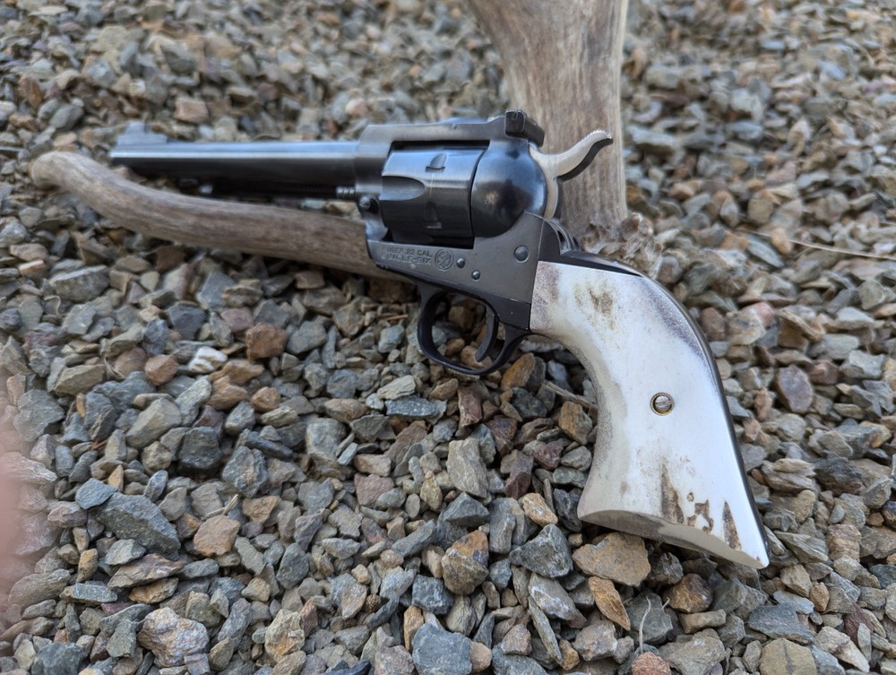 Ruger Blackhawk Grips Old Vaquero Xr3-red Single Six Elk Antler