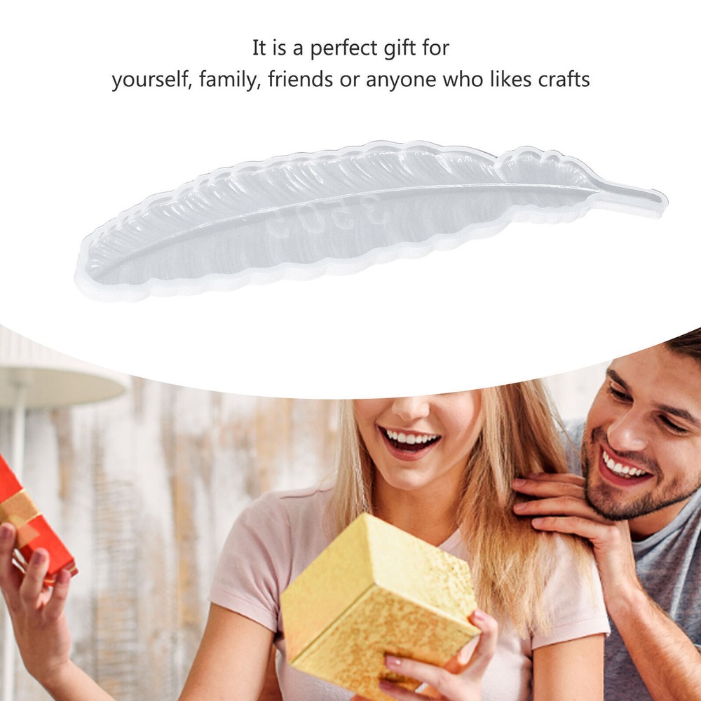 5pcs Bookmark Mold Recyclable Elastic DIY Production Soft Bookmark Silicone Mold