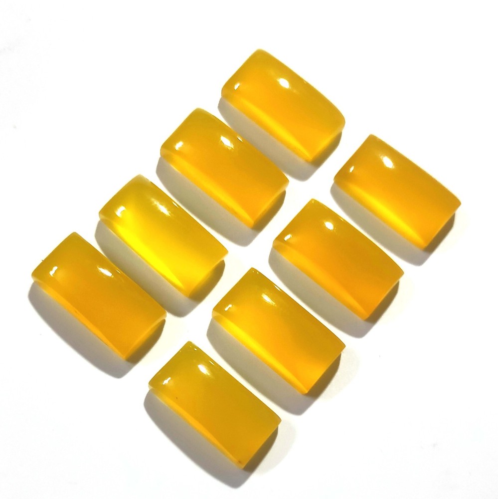 Natural Indian Chalcedony Cabochon Gemstones 10pc Wholesale Lot Top Quality