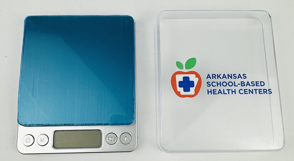 Blue Backlit Digital Kitchen Scale with 4x5 Tray LCD Display New Open Box  