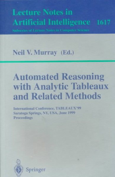 Automated Reasoning With Analytic Tableaux and Related Methods : Internationa...-image
