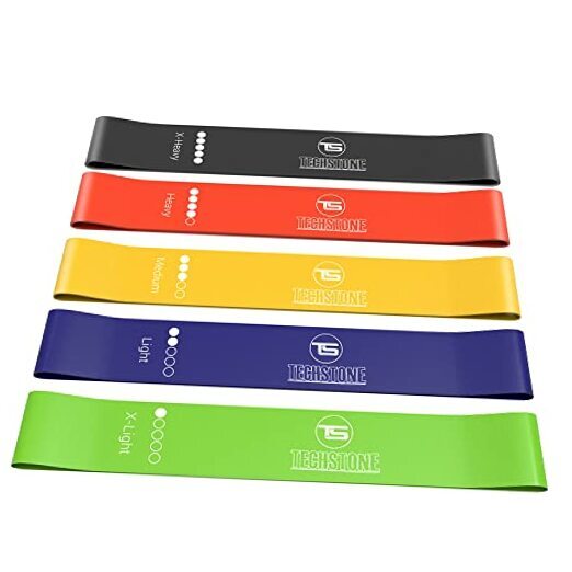 5-Level Resistance Bands Set for Men and Women Elastic Workout Bands Pack