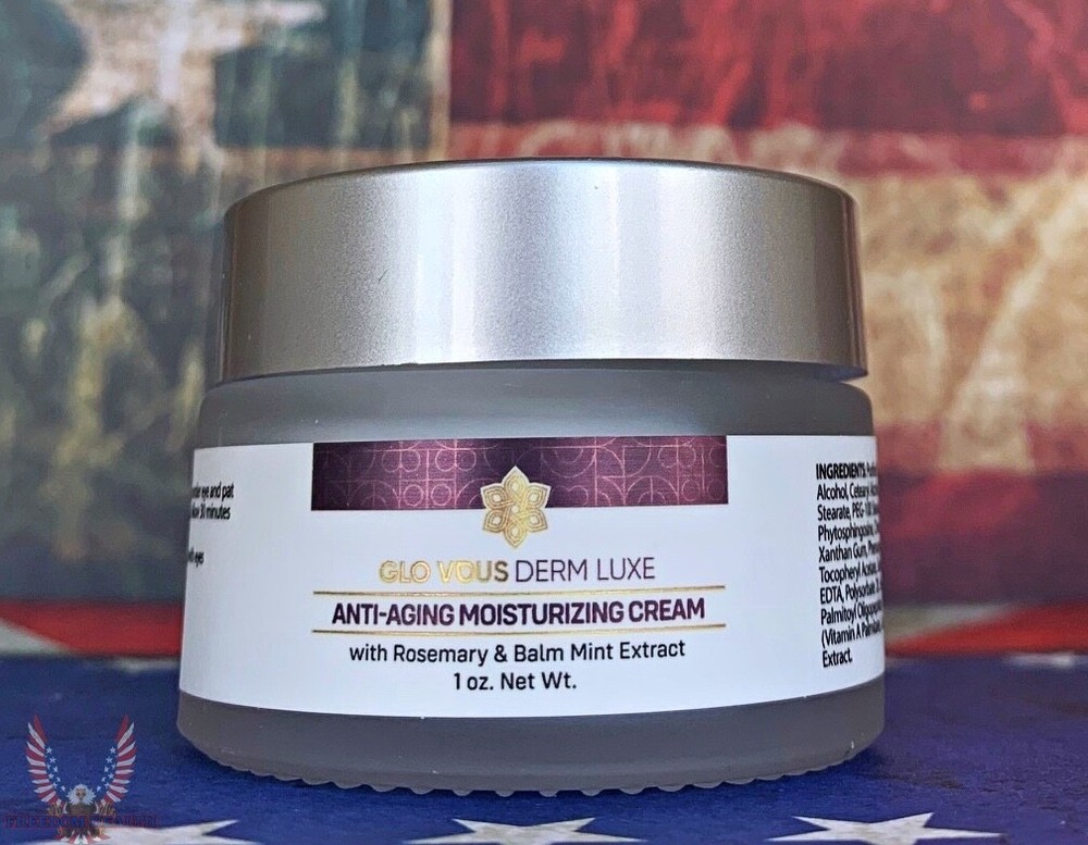 GLO VOUS DERMA LUXE Anti-Aging Firming Moisturizing Cream 1oz **AUTHENTIC***