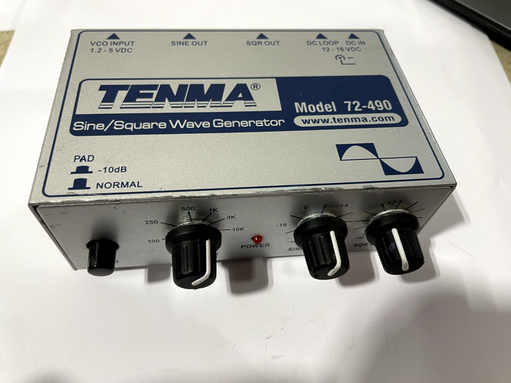 TENMA 72-490 Compact Audio Generator Spare Parts Only Not Working