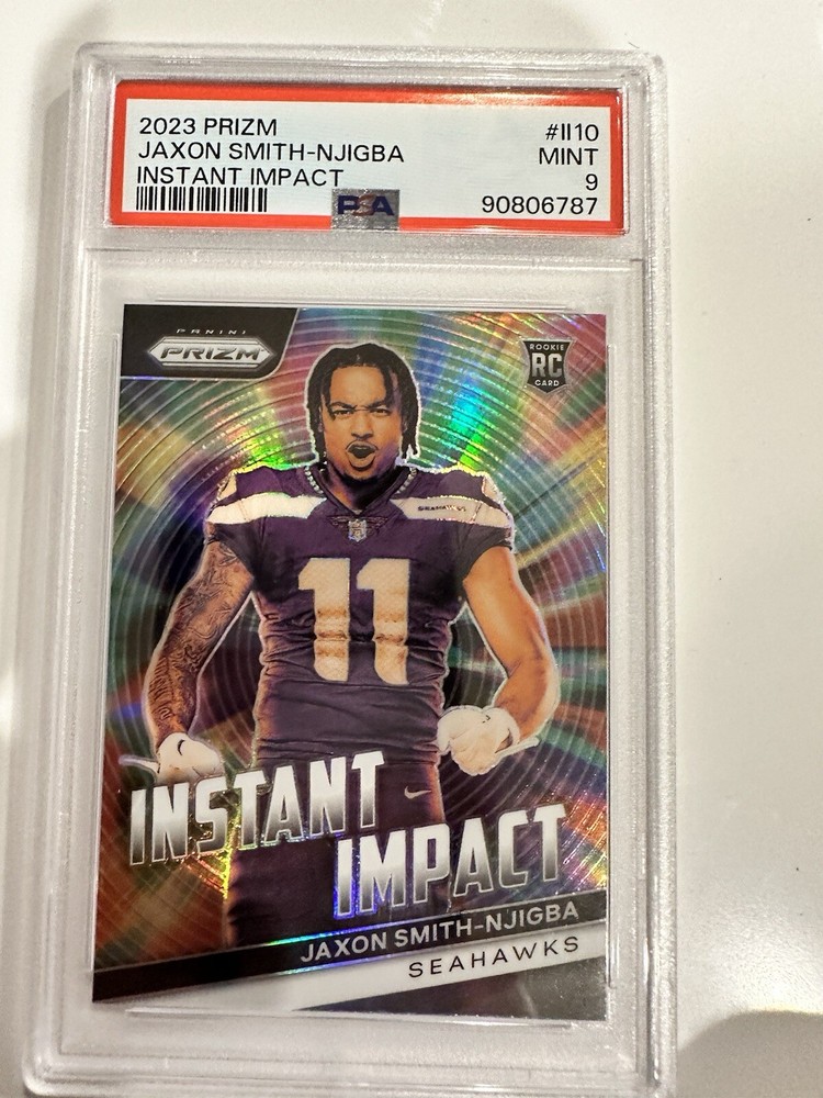 2023 Panini Prizm JAXON SMITH-NJIGBA Instant Impact #II10 PSA 9 RC Case Hit SSP
