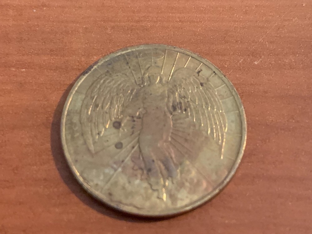 Vintage Angel Coin or Token, 25 mm