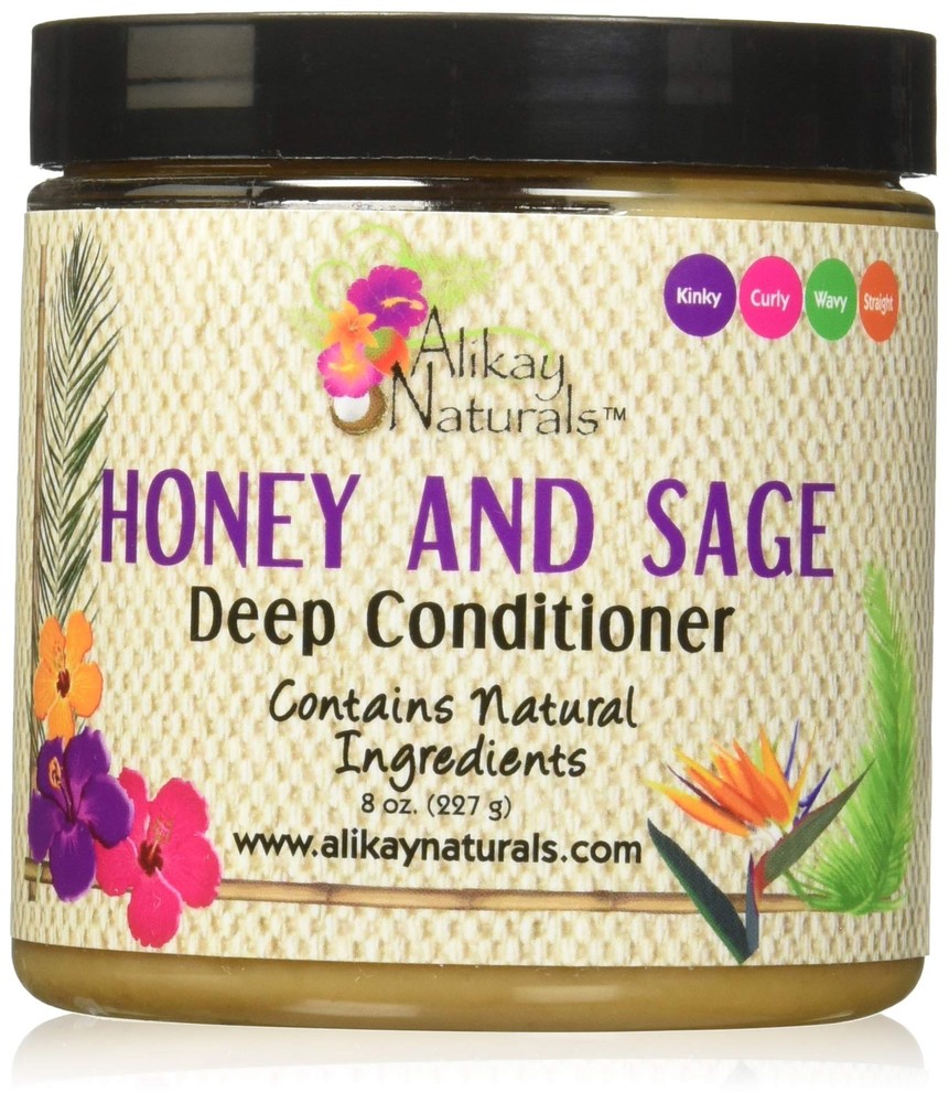 Alikay Naturals Honey Sage Deep Conditioner 1 Fl Oz for Natural Moisture Repair-image