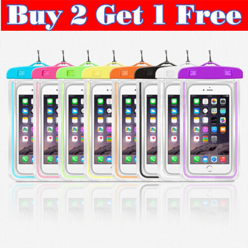 Universal Waterproof Underwater Phone Case Dry Bag Pouch For All Smartphones US