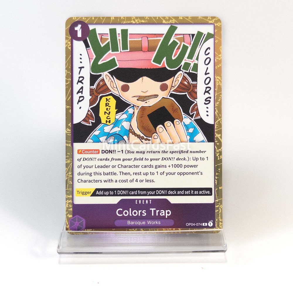 OP04-074 Colors Trap English One Piece Card Game