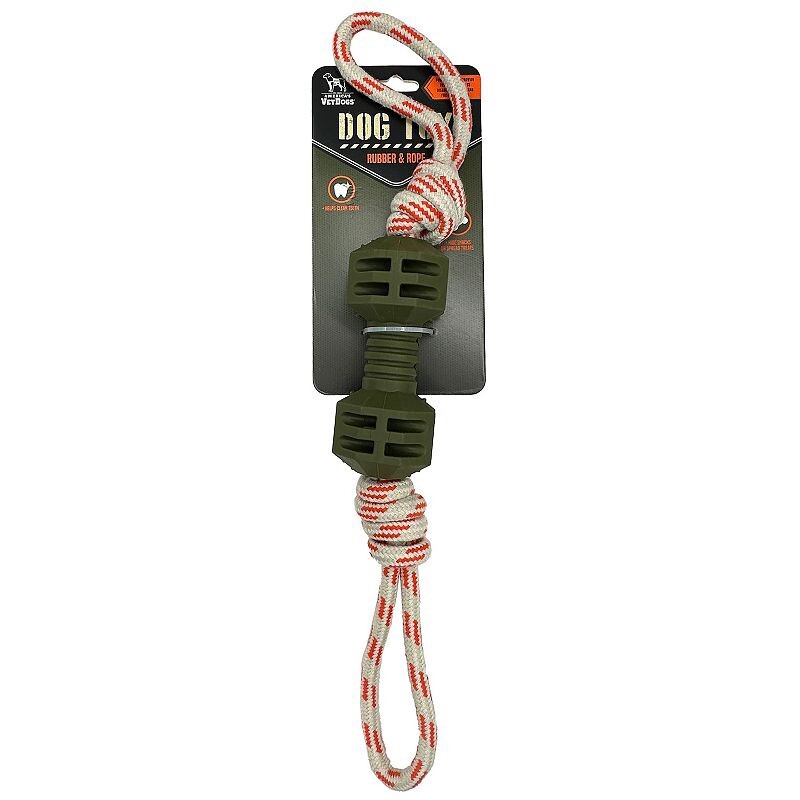America's VetDogs Dumbell Rope Toy