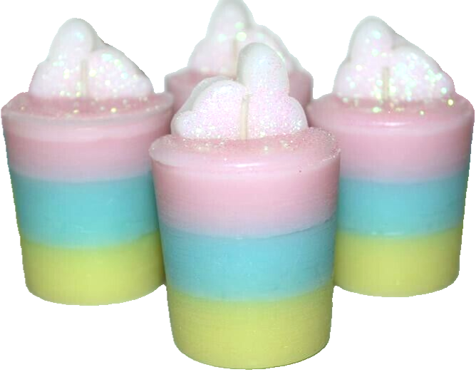 Vanilla Marshmallow Peeps Scented Easter Votive Candles Set of 6