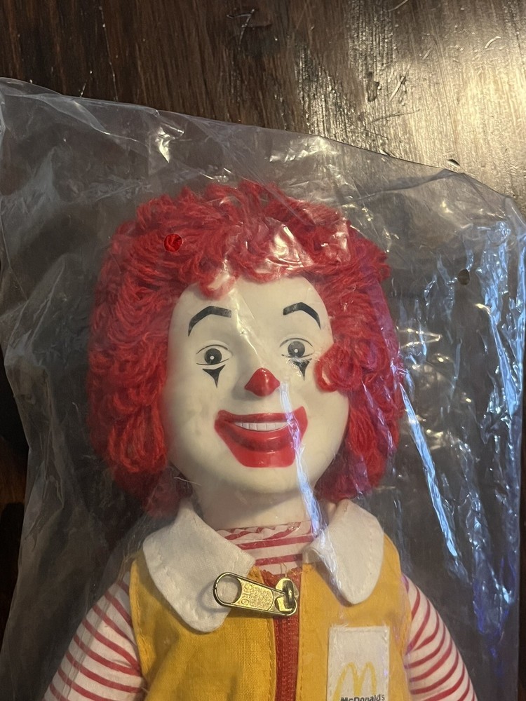 New In Bag 15” Ronald McDonald Plush