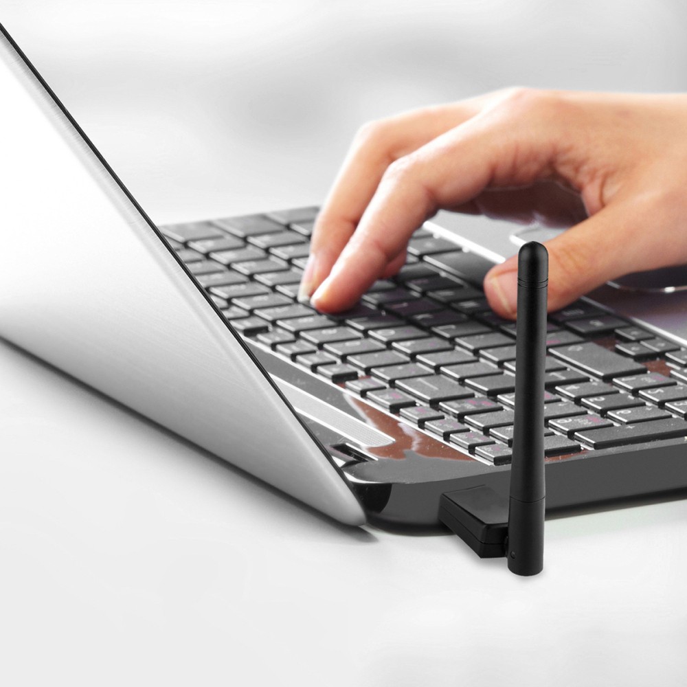 150Mbps USB Wifi Adapter with Antenna for Strong Wireless Signal