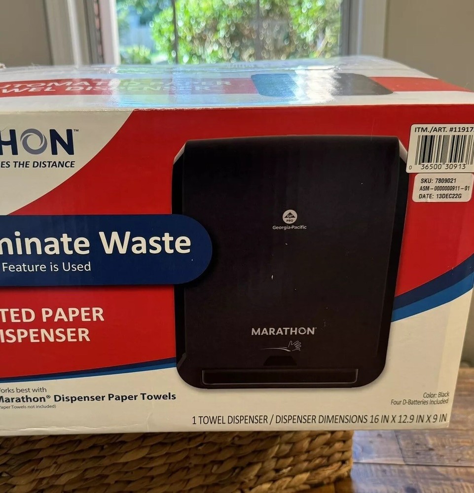 Marathon Automated Paper Towel Dispenser for High Capacity Roll Paper Towels-image