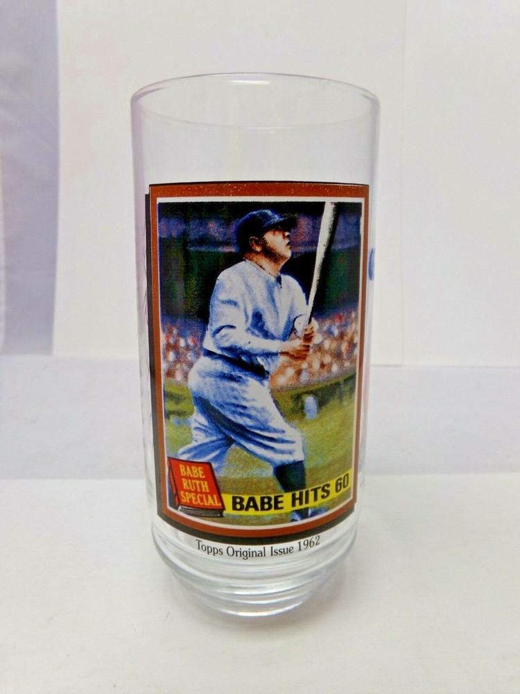 Babe Ruth Yankees 1993 McDonalds Collectors Glass Topps 032322DMT3