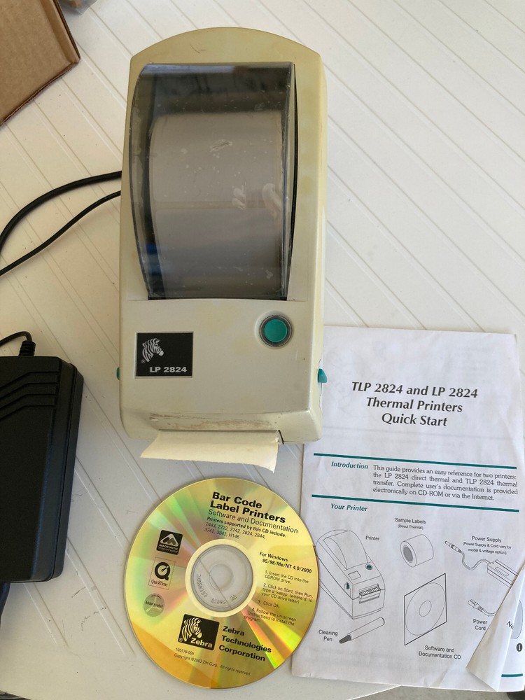 Zebra LP 2824 Plus High-Speed Thermal Barcode Label Printer  