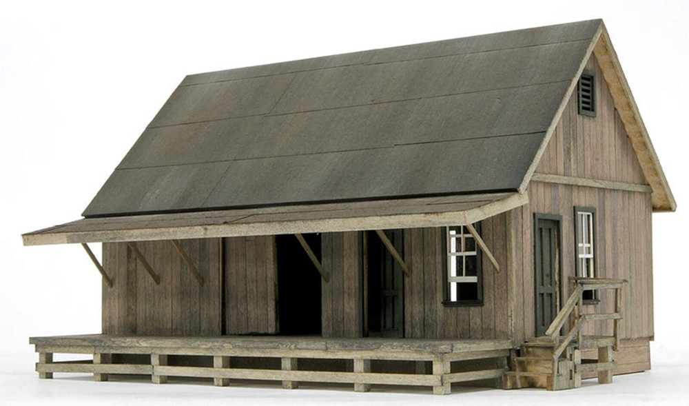 BANTA MODELWORKS THE WAREHOUSE O On30 Model Railroad Structure Unptd Kit  BM6159