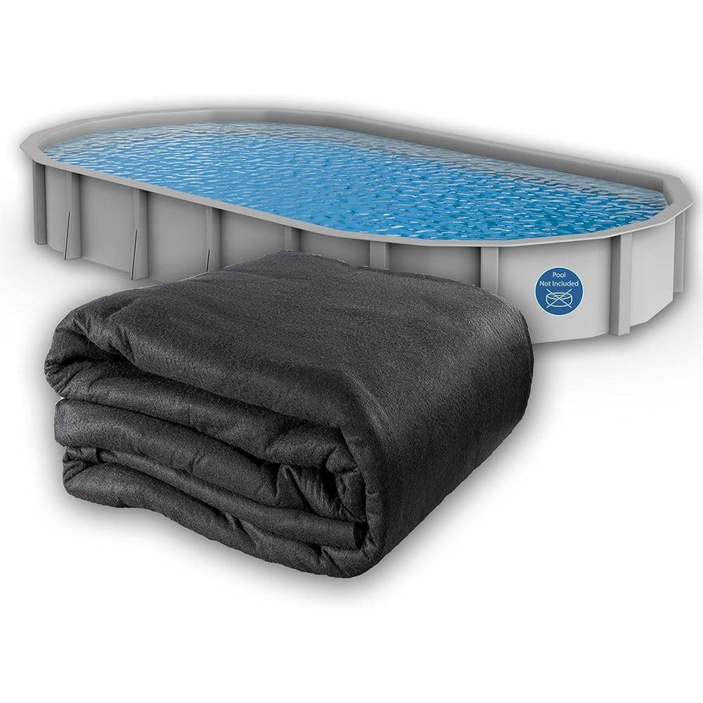 12x18 Ft Oval Aboveground Pool Liner Pad - Protects & Extends Liner Life